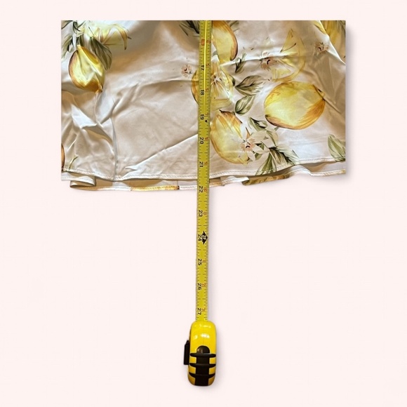 For Love & Lemons Sunny Lemon Serafina Puff Sleeve Summer Mini Dress NWT Size S - Picture 8 of 10